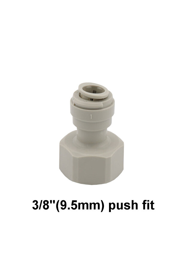 9.5mm 5/16" 3/8" Push In Speedfit to 5/8" Suits Keg Couplers and Tap Shanks Plastic Quick Connect Pi