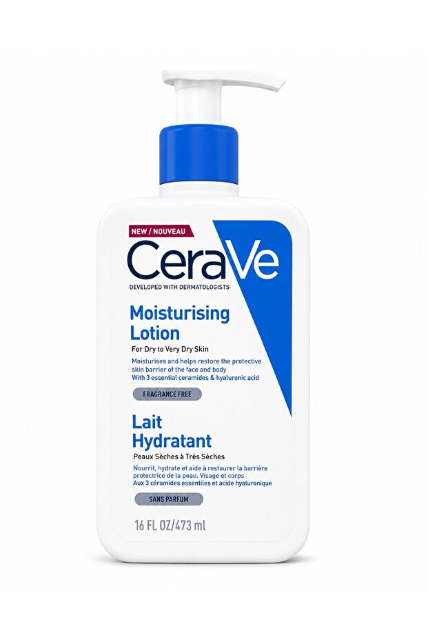 Moisturizing Lotion for Dry to Very Dry Skin with Hyaluronic Acid 473 ml