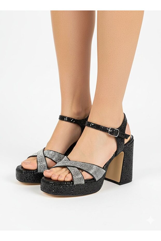 Women's Skin-Soft and Stylish Platform Heeled Shoes Is Easy to Wear and Comfortable, Top Quality, 10 cm Heel.