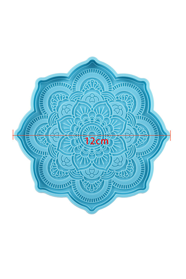 Mandala Mandala Coaster Silicone Mold Round Tray Cup Mat Epoxy Resin Casting Mould For DIY Resin Cra