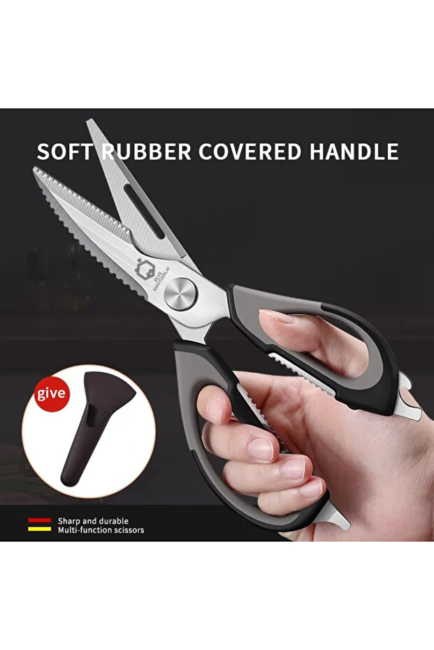 Versatile scissors Heavy Duty kitchen scissors,super sharp chicken bone scissors,detachable,stainles