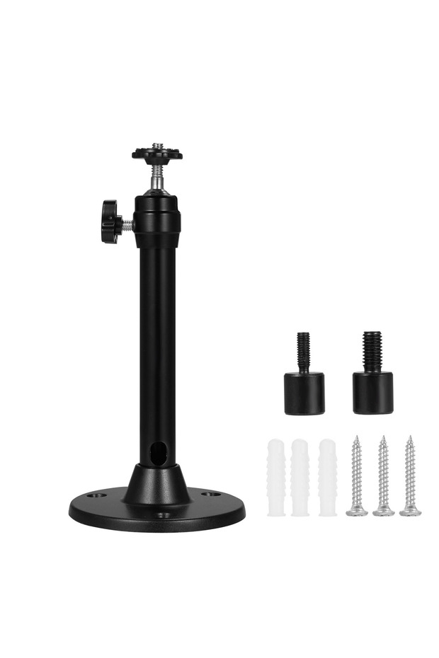 black Projector accessories Mini Ceiling Wall Projector Mount Stand with 3 Screw Adapters For Most M
