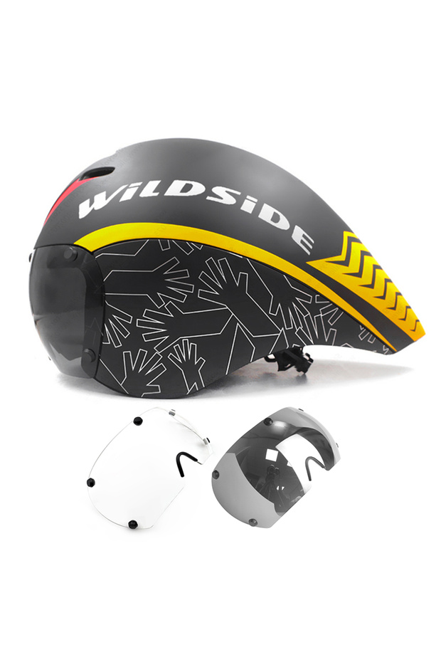 Color4.4 TT Cycling Helmet Lens Goggles Triathlon Tri Aero Road Bike Helmet Timetrial Race Bicycle H