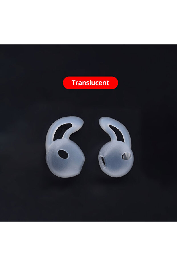 translucent EARDECO Eartip Ear Cap Earphone Accessories 1 Pair Earphone Pads Silicone Case Earbuds C