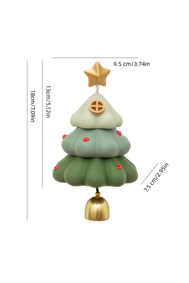 C Cartoon Little House Wind Chimes Doorbell Hanging Decor Fridge Stickers Home Wall Shopkeeper Remin