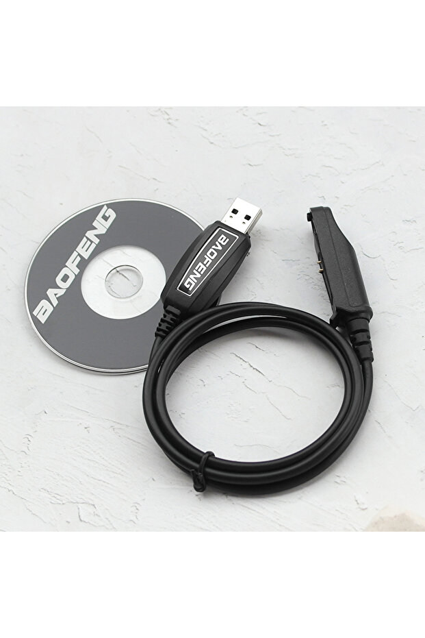 1 piece Original Walkie Talkie UV9RPlus USB Programming Cable With CD Driver For Pof