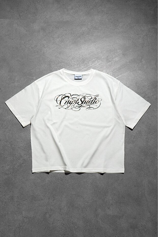 Camouflage Boxy Crop Men's T-Shirt