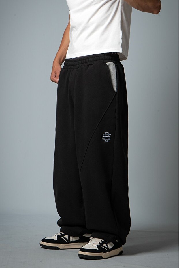 Black Chaos Contrast Sweatpant Men's Sweatpants