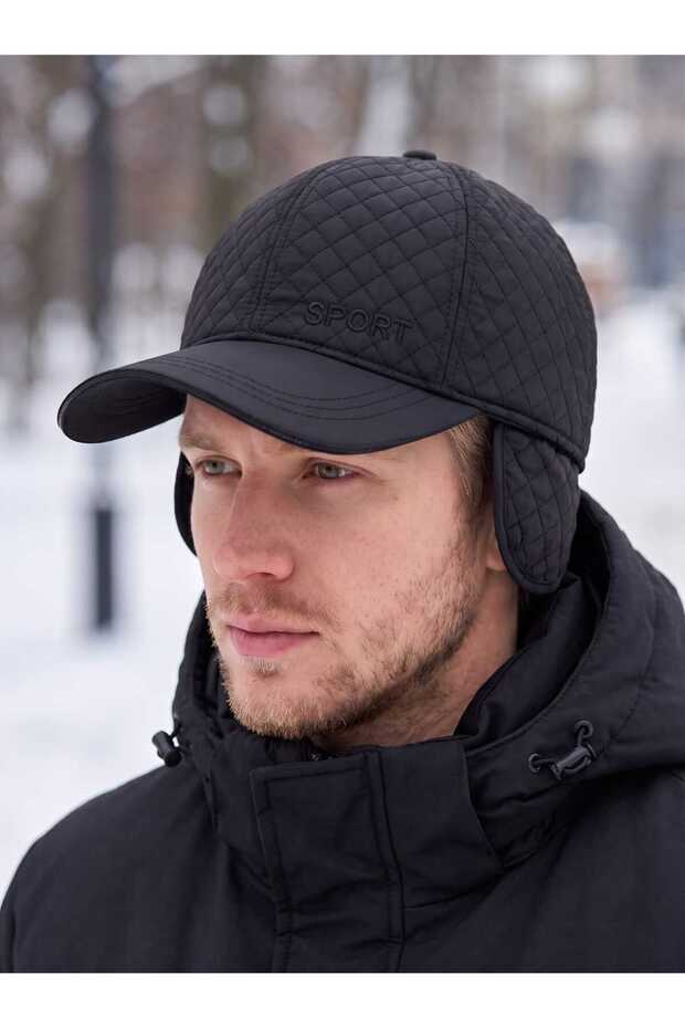 Men's Winter Parachute Cap with Ear Protection
