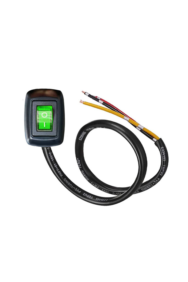 green Paste Type Switch Car Push Button Switch with LED Light ON/Off DC12V/10A 24V/5A DIY Car Switch