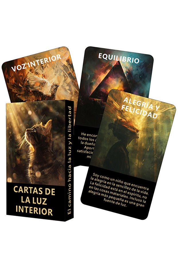 A588 Spanish Tarot, Inner Sunshine Oracle Cards, The Road to Light And Freedom, Healing Oracle Deck,