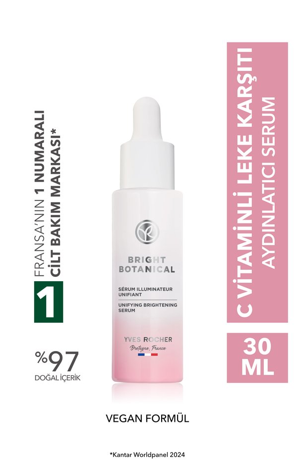 Anti-Blemish and Wrinkle Herbal Care Bright Botanical - Niacinamide & Vitamin C Serum - 30ml