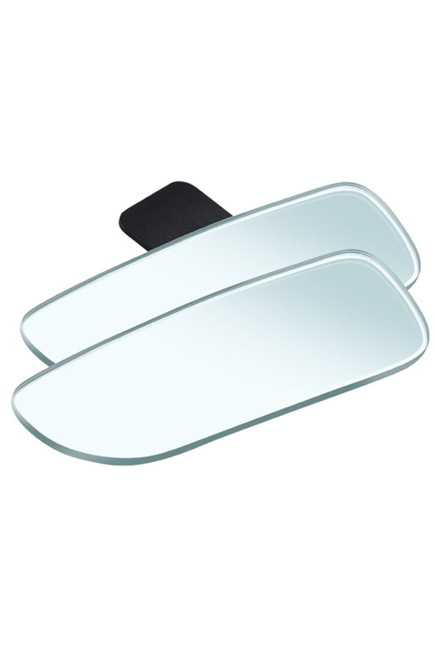 As show 2pcs Car Mirror 360 Degree Wide Angle Convex Blind Spot Mirror Parking Auto Motorcycle Rear
