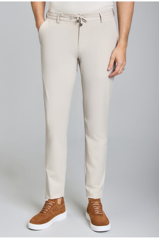 Stone Jogger Casual Tied Sports Men's Trousers with Pockets