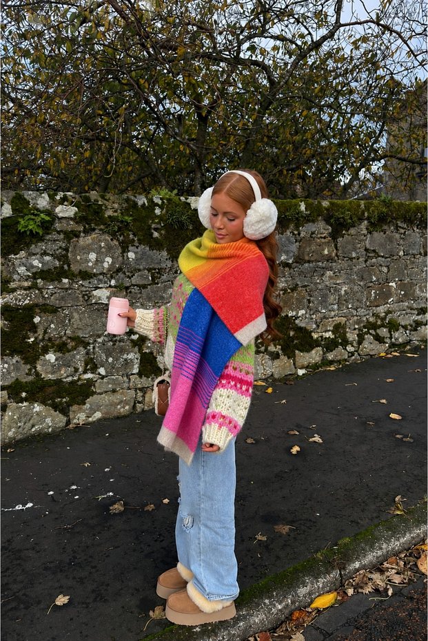 Marita Premium Multi-Colored Casual Women's Shawl