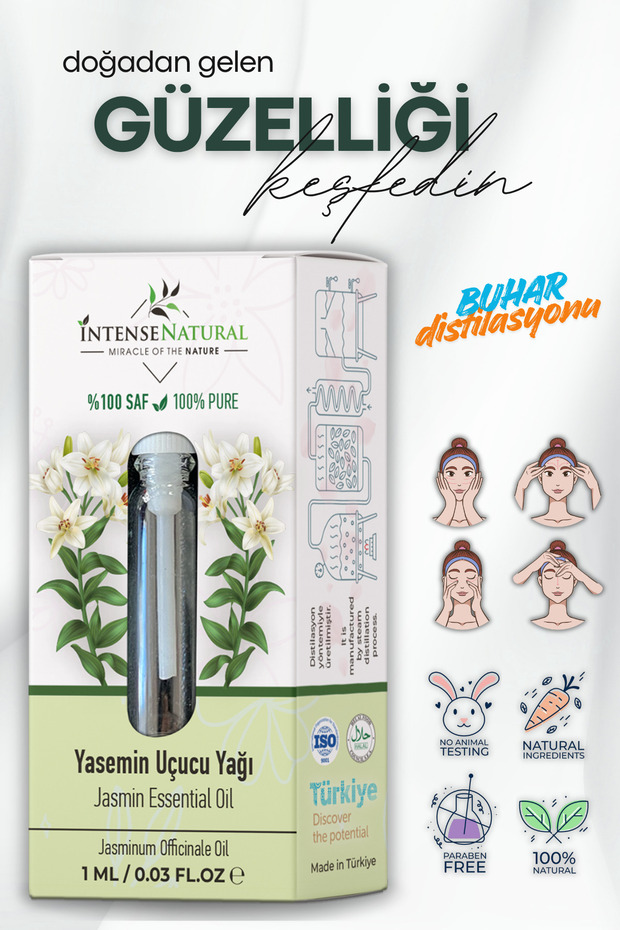 Jasmine Essential Oil 1 ml 100% Pure and Natural Jasmine Essential Oil