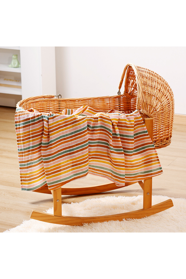 S163 HappyFlute One Piece 120*110CM Muslin Cotton Fiber Muslin Baby Swaddles Soft Newborn Wrap Mult