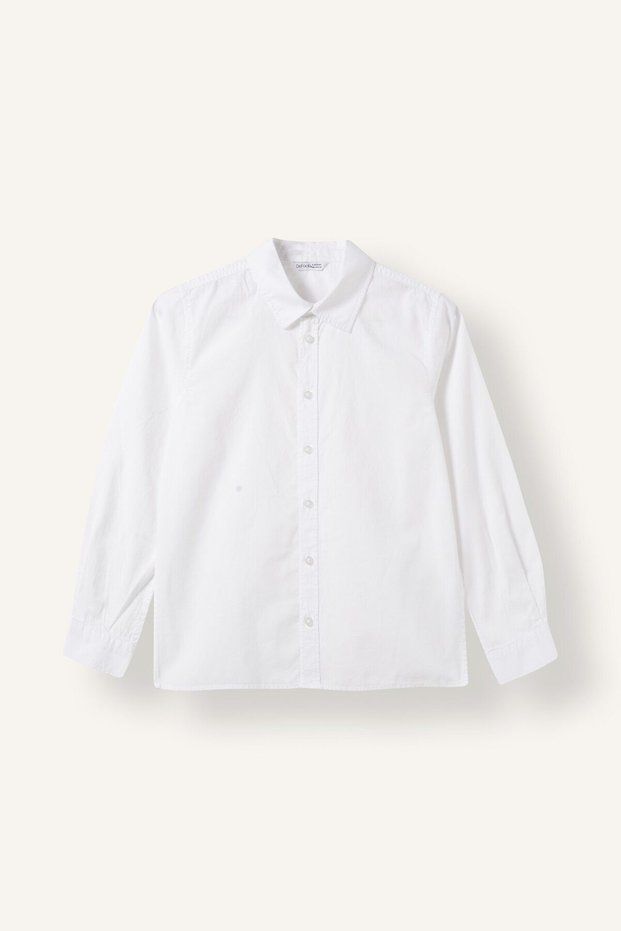 School %100 Cotton Polo Collar Poplin Long Sleeve School Shirt Boy T8853A625Au