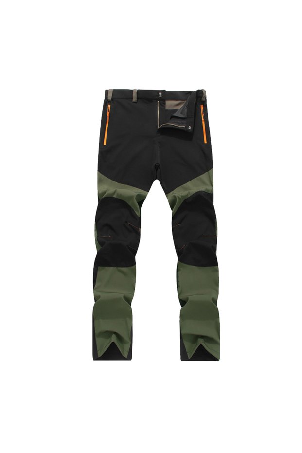Asian size 4XL black green TRVLWEGO Summer Men Hiking Pants Fishing Trousers Trekking Quick Dry Outd