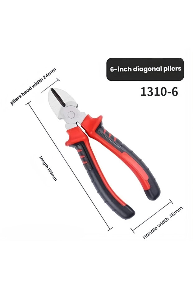 Oblique mouth pliers Large Opening Sharp Multifunction Tool for Cutting Twisting Gripping Metal Wire