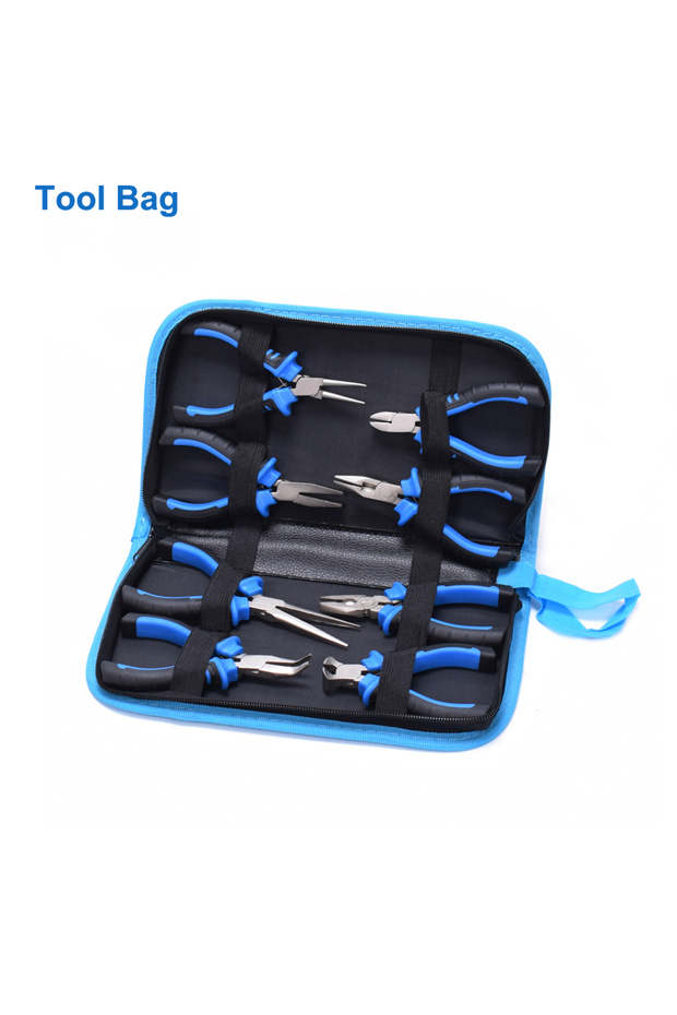 4.5 Inches T-ML8-BE9 Pliers NEWACALOX 8Pcs Mini Pliers Set Jewelry Making Beading Wire 4.5 Inch Wire