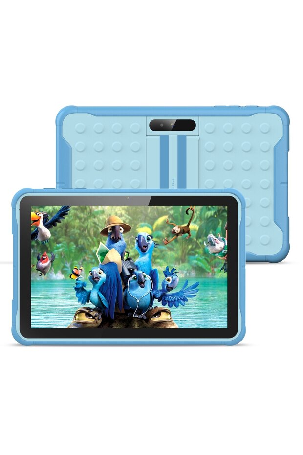 EU Blue Pritom 10 Inch Kids Tablet Android 13 Go WIFI Quad Core Processor 2GB RAM 64GB ROM YouTube w
