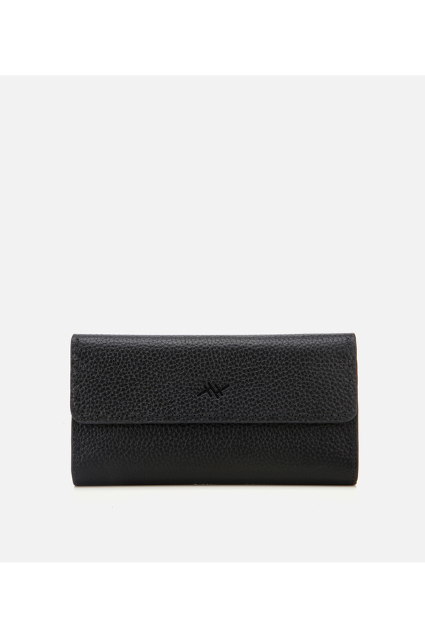 Women's Leather Black Wallet