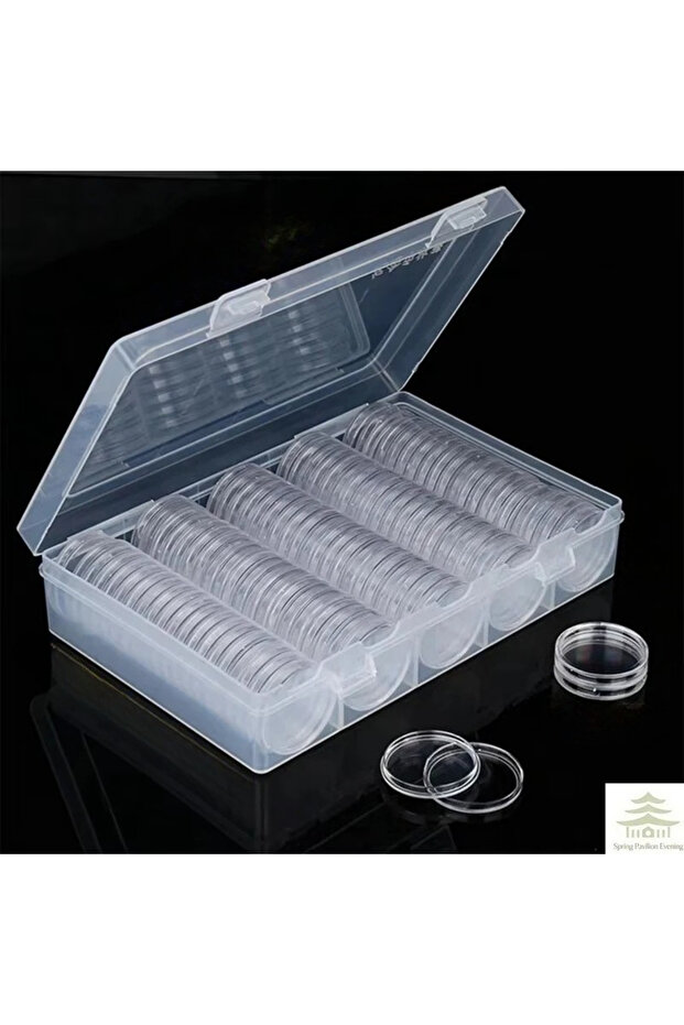 30mm 27Mm/30Mm Transparent Coin Cases Coins Storage Capsules Protection Box Container Holder Coin Co