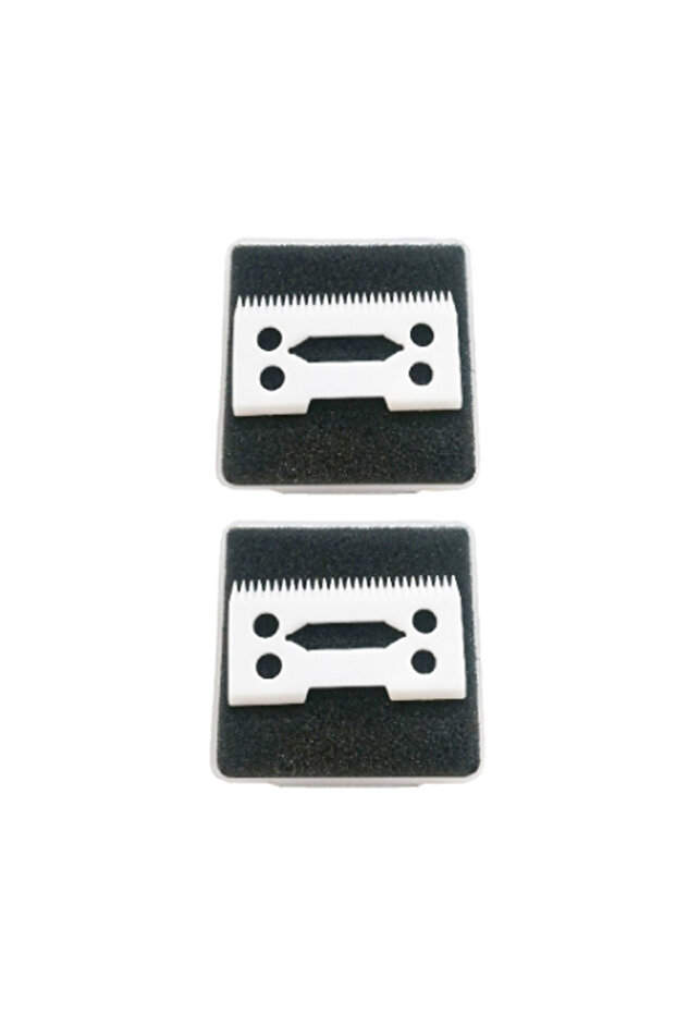2 pcs Professional Ceramic Replacement Blades For Wahl Cordless Senior Clipper, Magic Clip 8148, Sup