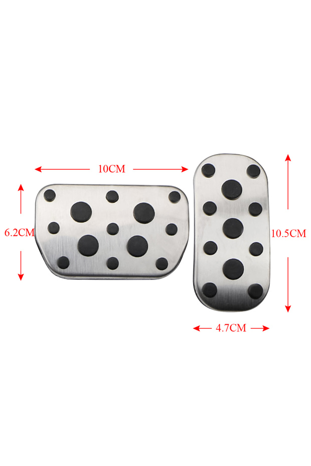AT without Rest Anti-Slip AT Pad Fuel Gas Brake Footrest Pedal Cover for Toyota C-HR CHR 2016 - 2022