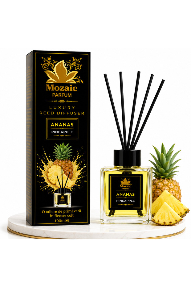 Luxury Reed Diffuser Pineapple, Reed Diffuser, 100 ml
