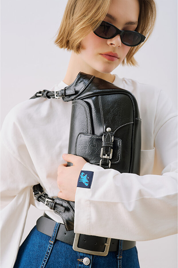 Indy Covered Bag Black