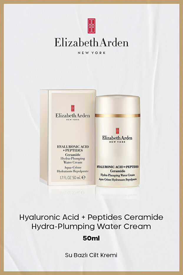 Hyaluronic Acid + Peptides Ceramide Hydra-Plumping Water-Based Moisturizing Cream 50 ml
