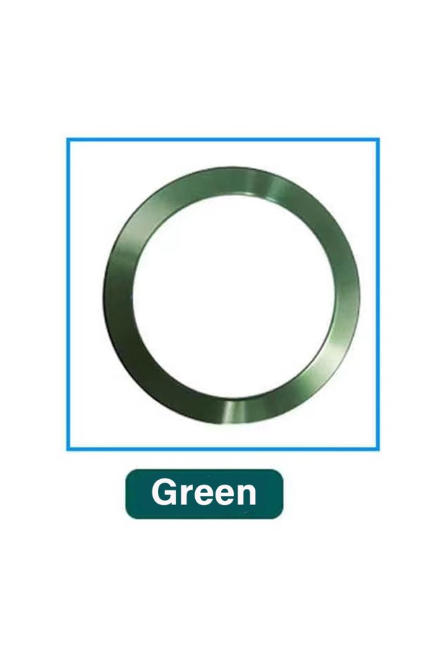 Green Magnetic Metal Plate Ring for Magsafe Wireless Charger Iron Sheet Sticker Car Phone Holder Mag
