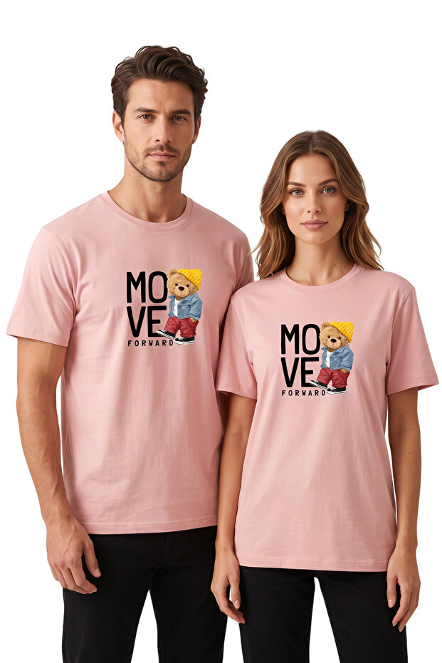 Move Forward Bereli Teddy Bear Printed Oversized Regular Fit Unisex T-Shirt