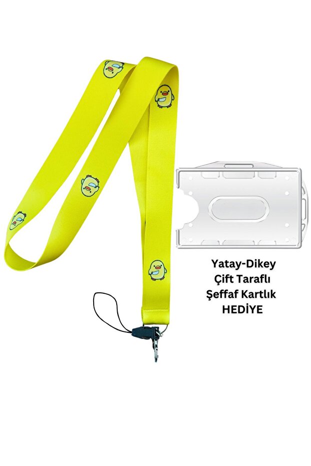 Troublesome Chick Card Strap Name Badge Neck Strap Lanyard Phone Strap Horizontal Vertical Card Protector