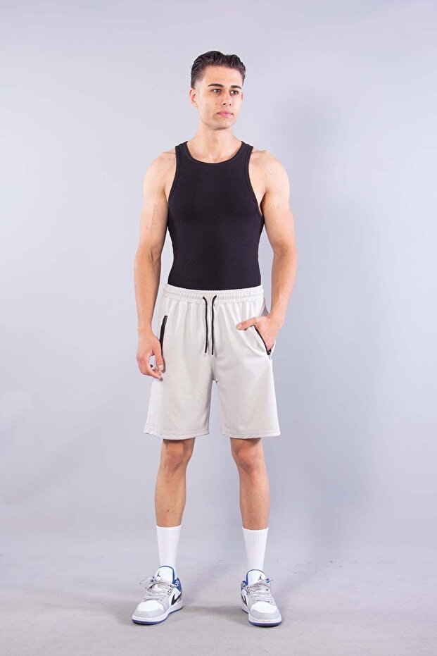 11 Reverse Zipper Ottoman Shorts