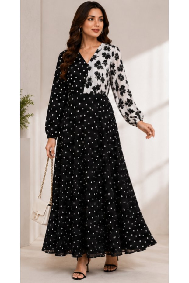 Polka Dot Maxi