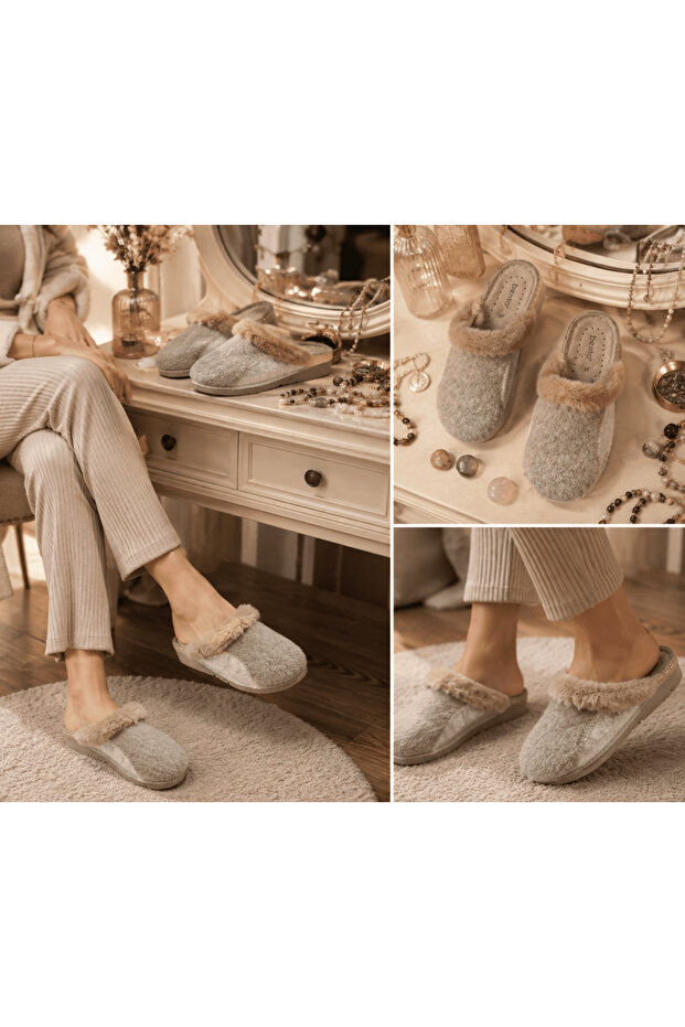Anatomical Genuine Felt Slippers