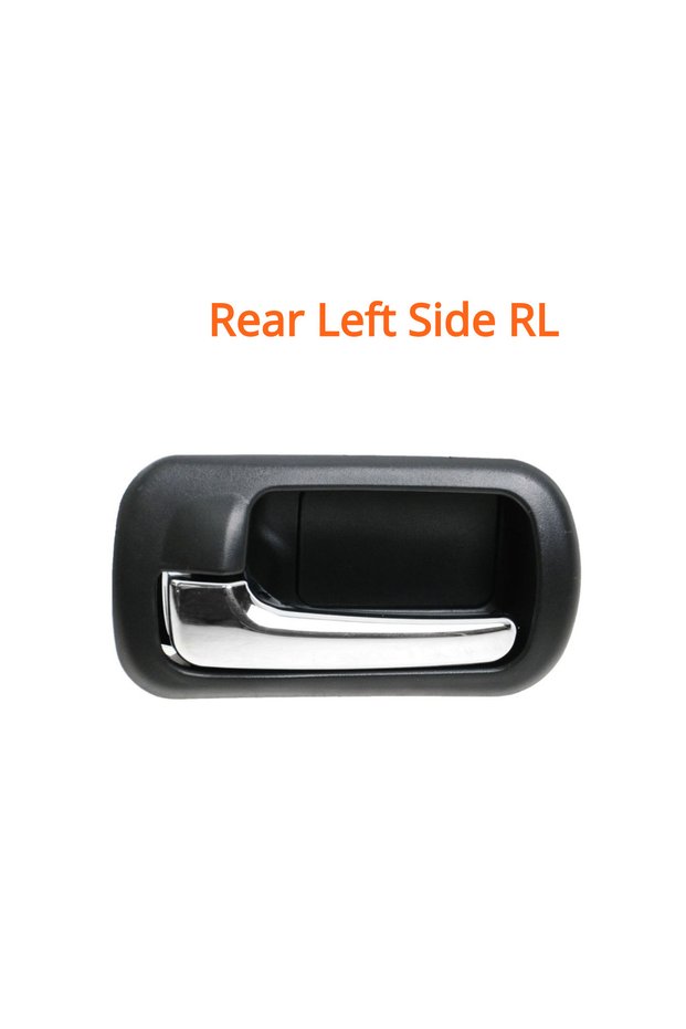 Rear Left Door Left Right Car Interior Inside Door Handle Black Chrome For Honda Civic Sedan 2001 20