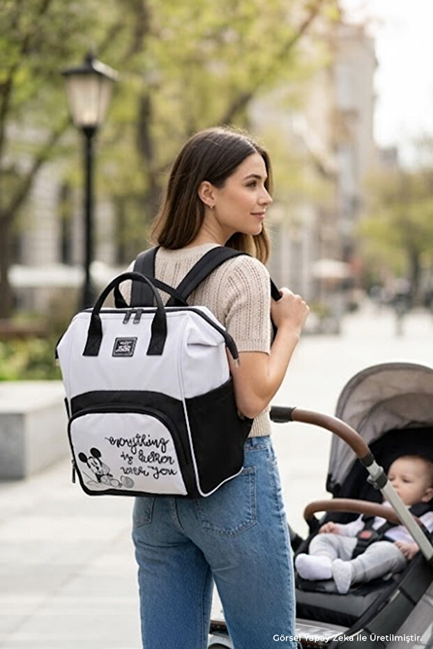 Mickey Mouse Hugs Mommy Baby Bag