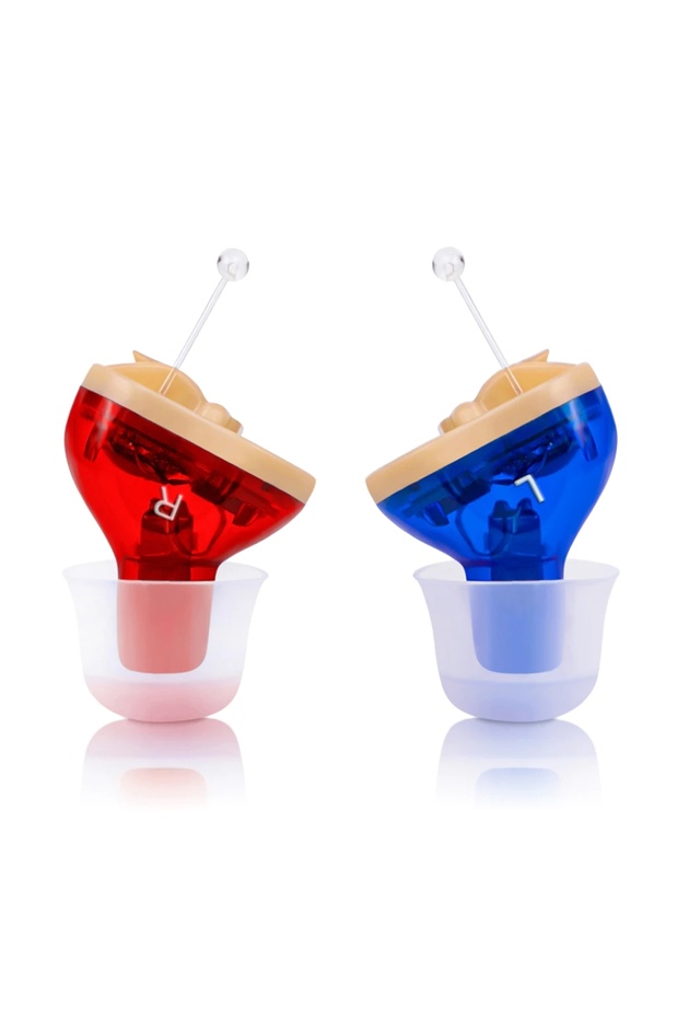 Red Blue Sound Amplifier Invisible Hearing Aid A Mini And Portable Hearing Aid CIC in Deafness Machi