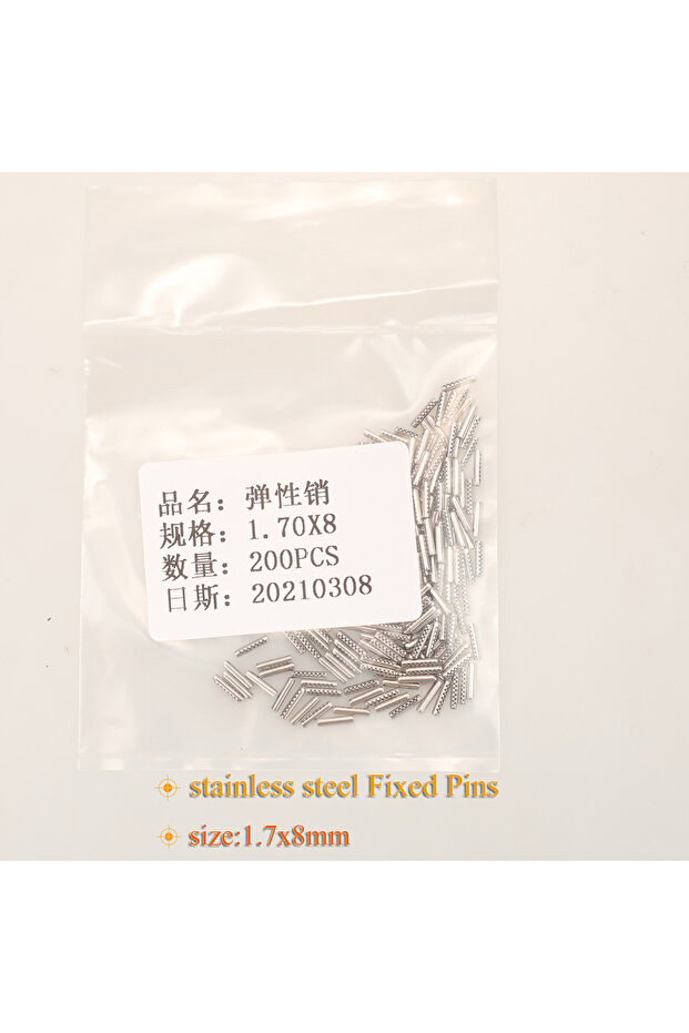 1.7x8mm Jingyuqin 200pcs/lot Metal Car Key pin Folding Remote Key Fixing screws Car Key Retaining pi