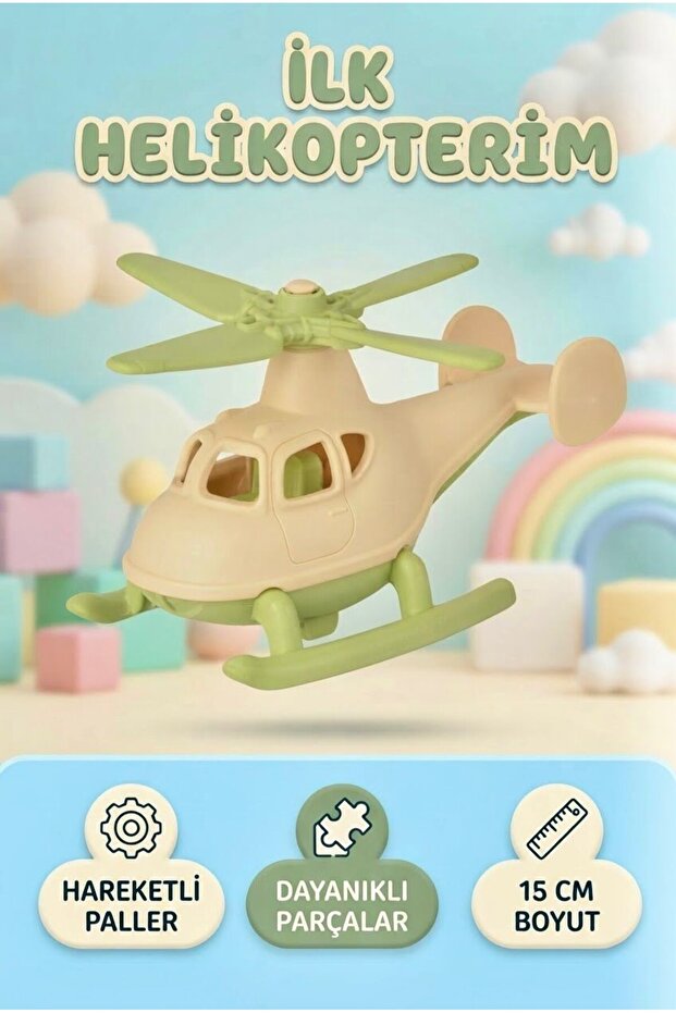 Tiny Helicopter Single - White 30942