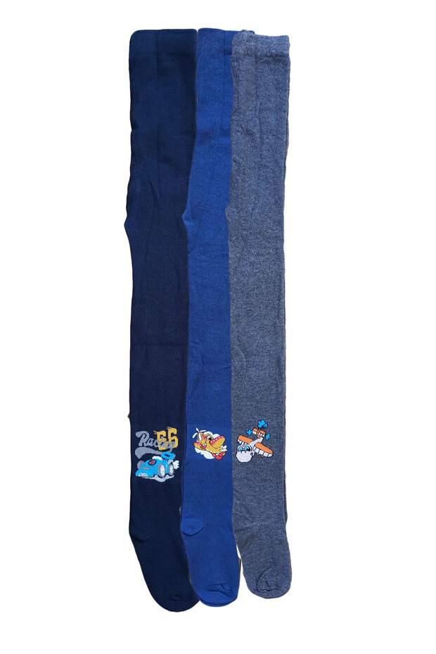 3 Pack Baby Boy Towel Colorful Pantyhose Winter Socks