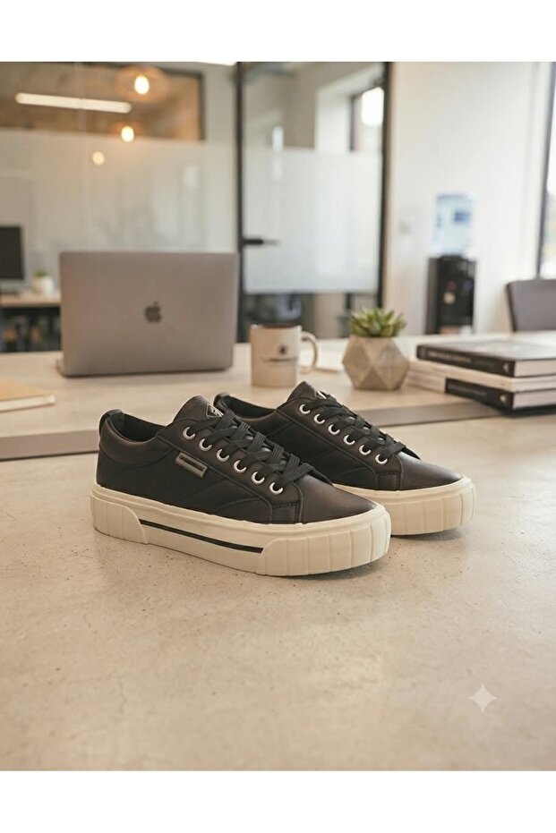 Calm 4Pr Black Women's Sneakers