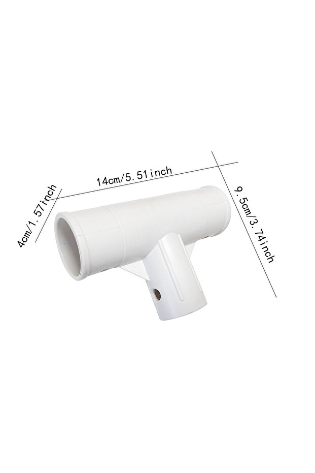 1pcs WHITE 1/2/3Pcs 40 mm White/Blue Straight Tee Elbow Connector 90 180 Degree Three-Dimensional 3-
