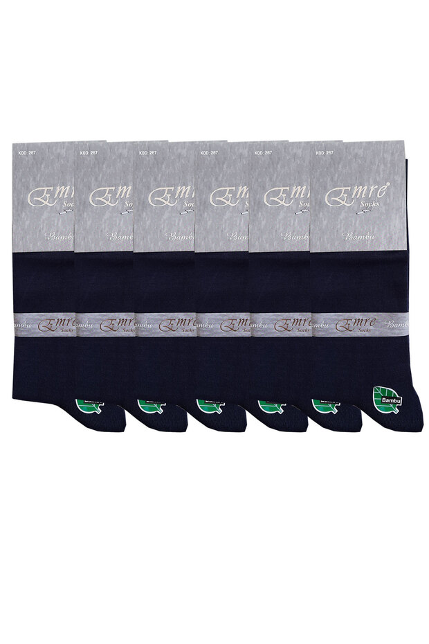 6 Pairs of Emre Men's Bamboo Seamless Socks
