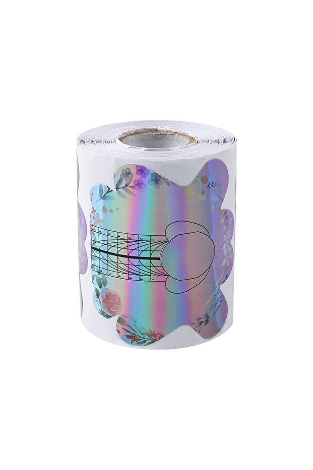 100pcs 100/300Pcs Butterfly Nail Form Paper Tip Acrylic UV Gel Extended Nail Tools Salon Use Hologra