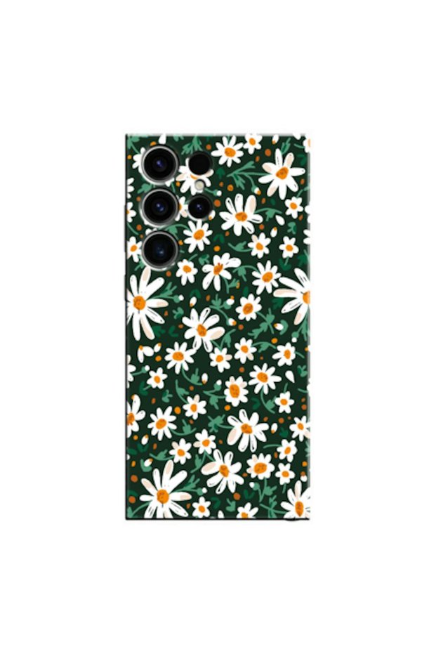 Samsung Galaxy S23 Ultra Compatible Case Spring Flowers 4 Silicone Case (Printed)